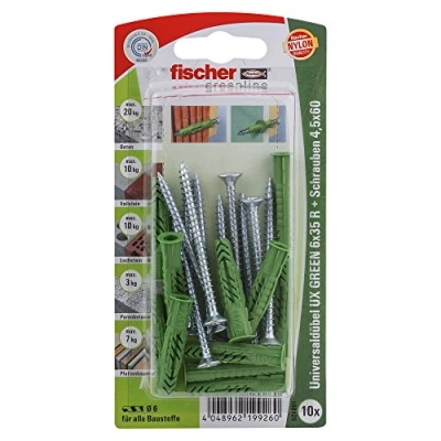 Abbildung von Universaldübel UX GREEN 6x35 R S K