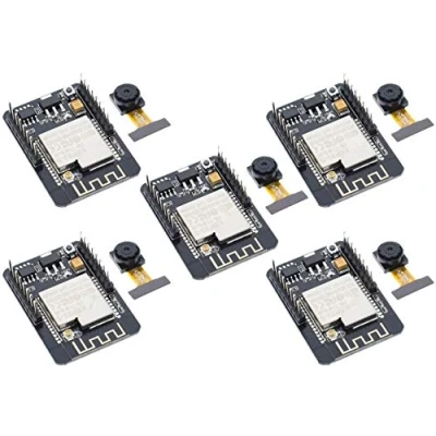 Abbildung von TECNOIOT 5pcs Camera Module ESP32 CAM Bluetooth WiFi Board Development OV2640 (Camera Included)
