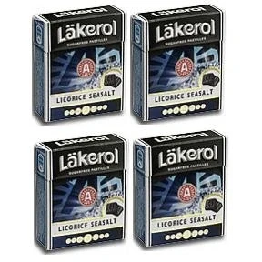 Abbildung von 180x LÄKEROL LICORICE SEASALT PASTILLEN 25g Incl. Goodie von Flensburger Handel