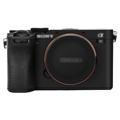 Abbildung von JJC Kamera Aufkleber für Sony A7CII, A7CR, ILCE 7CM2, 7CR Kamera, 3M Schutzfolie, kratzfest, Matrix, Schwarz