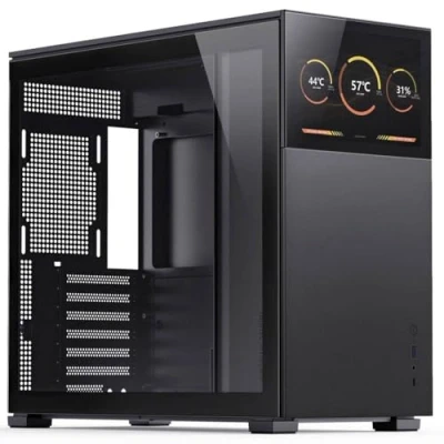 Abbildung von JONSBO D41 Screen ATX Gehäuse, gehärtetes Glas, Schwarz