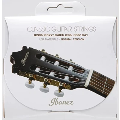 Abbildung von IBANEZ Saiten Set für 6 String Normal Tension .0280/.0322/.0403/.029/.035/.043 Clear Nylon / Silverplated Wound (ICLS6NT)