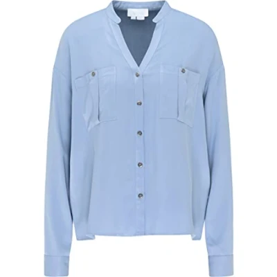 Abbildung von TEYLON Damen Bluse 19615773 TE01, HELLBLAU, M