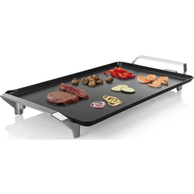 Abbildung von Princess 103120 Table Chef Premium XXL, Arbeitsfläche, Druckgussaluminum, Schwarz, Aluminium, 8 Person(en), Type F (CEE 7/4)