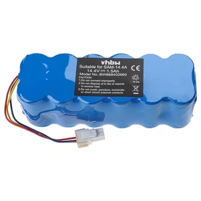 Abbildung von vhbw Akku kompatibel mit Samsung Navibot SR8843, SR8844, SR8845, SR8846, SR8847, SR8848, SR8849, SR8850 Home Cleaner (1500mAh, 14,4V, NiMH)