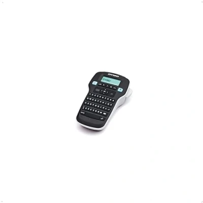 Abbildung von DYMO LabelManager 160 Label Maker Starter Kit, Monochrom Handetikettiermaschine mit 3 Rollen D1 Etikettenband QWERTY Tastatur ideal für Büro oder Zuhause, Schwarz