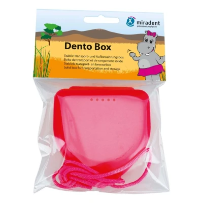 Abbildung von Miradent Zahnspangenbox Dento Box I pink