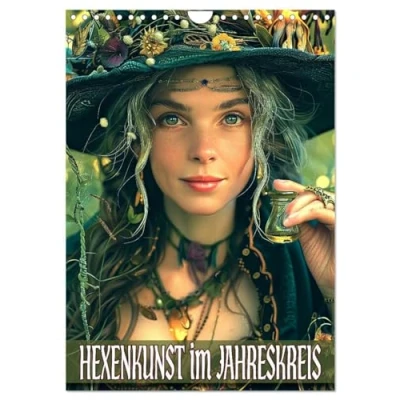 Abbildung von Hexenkunst im Jahreskreis (Wandkalender 2025 DIN A4 hoch), CALVENDO Monatskalender