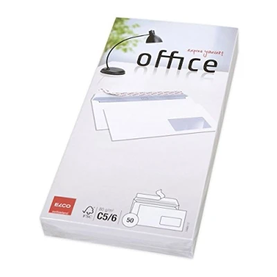 Abbildung von Elco Office Pack 50 Briefumschläge DL 114 x 229 mm, weiß