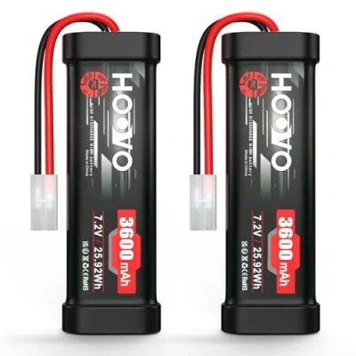 Abbildung von HOOVO 7.2V NiMH Akku Batterie 3600mAh RC Ersatzakku Für Autos Flugzeug Helikopter Boot Buggy Modellbau Toy Spielzeug