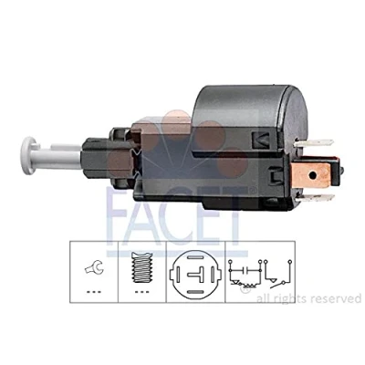 Abbildung von FACET 7.1156 Bremslichtschalter mechanisch Made in Italy OE Equivalent OPEL: Zafira A, Speedster, Astra G CC
