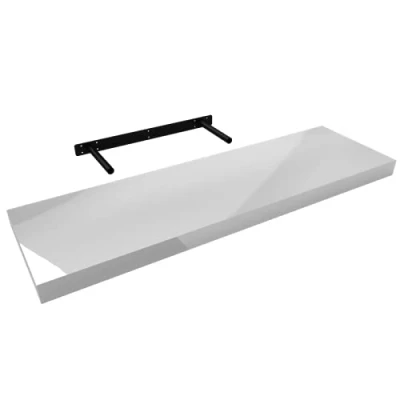 Abbildung von Velano Regalbrett, Wandregal,Regalboden, Regale FSG Weiss Hochglanz 795x235
