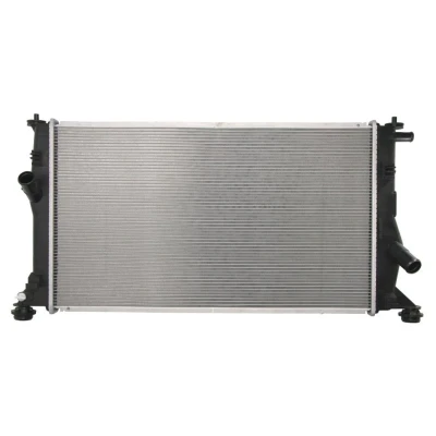 Abbildung von THERMOTEC D73023TT Kühler, Motorkühlung Aluminium für Fahrzeuge mit/ohne Klimaanlage 650 368 16 Kühlrippen gelötet MAZDA: 5, 3 Hatchback