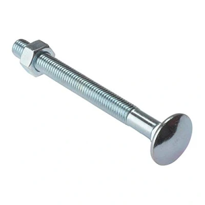 Abbildung von Forgefix Schlossschrauben M6 x 130 mm verzinkt Tasche 10