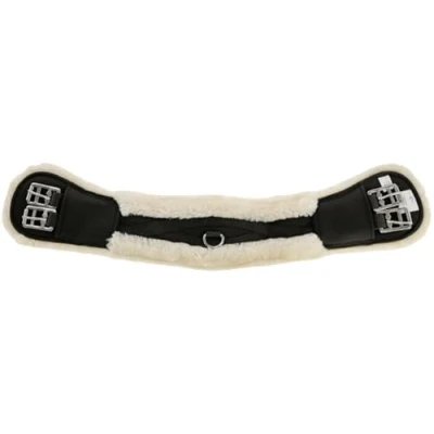 Abbildung von Covalliero Sattelgurt Faux Fur Schwarz 70cm