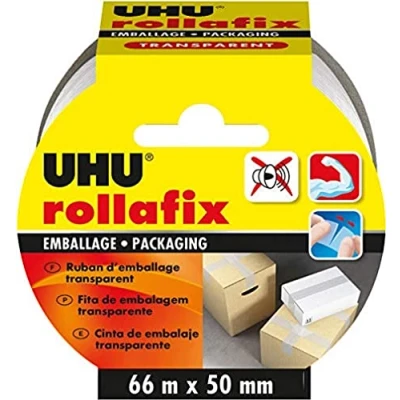 Abbildung von UHU Rollafix Verpackung Band transparent 66 x 50 mm