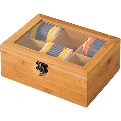 Abbildung von KESPER® Teebox, Bambus, (1 tlg), mit Sichtfenster