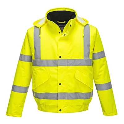Abbildung von Portwest Warnschutz Pilotjacke, Größe: 4XL, Farbe: Gelb, S463YER4XL