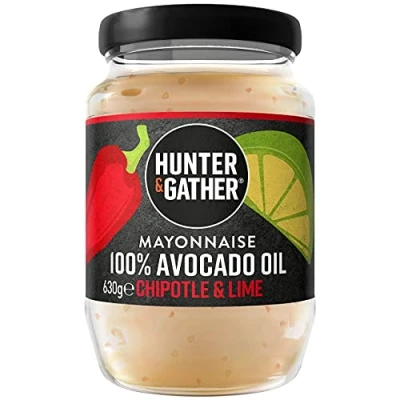 Abbildung von Chipotle Avocadoöl Mayonnaise 630g Hergestellt aus britischem Eigelb Freilandhaltung Paläo , Keto zucker und glutenfreie Avocado Samenölfrei