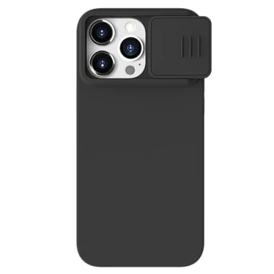 Abbildung von Nillkin CamShield Silky Silikonhülle für Apple iPhone 15 Pro Max 6.7 (2023) Schwarz