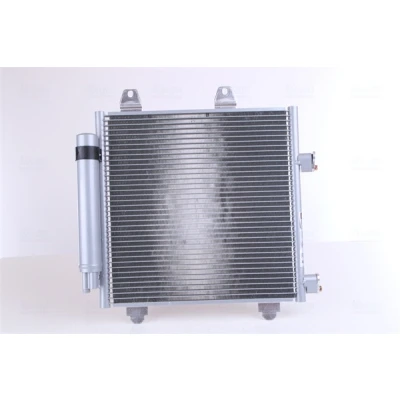 Abbildung von NISSENS 94891 Klimakondensator mit Trockner Aluminium 386 R 134a TOYOTA: Aygo, PEUGEOT: 107 Schrägheck, CITROËN: C1 I