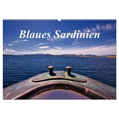 Abbildung von Blaues Sardinien (Wandkalender 2025 DIN A2 quer), CALVENDO Monatskalender