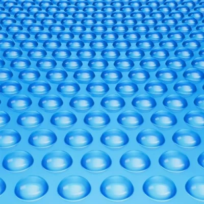 Abbildung von VEVOR Solar Poolabdeckung, rechteckige Wärmeplane für Pools, 12 x 6 m, Solarfolie oberirdische Schwimmbecken, mil Solarabdeckungen, Abdeckung Schwimmbad, Blau