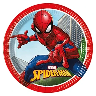 Abbildung von Spiderman Schilder Crime Fighter 23cm 8 Stück