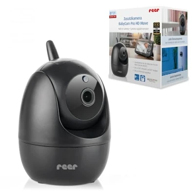 Abbildung von reer Zusatzkamera für 80520 BabyCam Pro HD Move Erweiterungskamera Weitwinkel, schwenk und neigbar Nachtsicht 4 fach Zoom