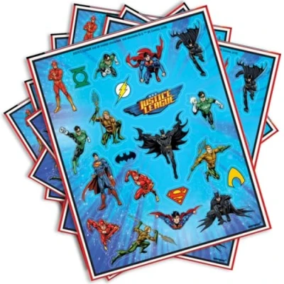 Abbildung von Superhelden Justice League Sticker 84 Stücke