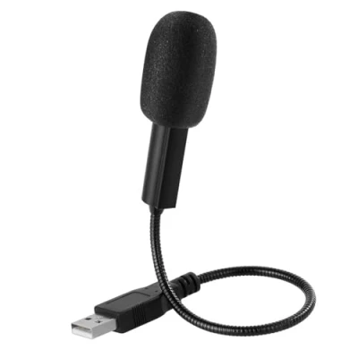 Abbildung von USB Mikrofon für PC Laptop SF 558, Omnidirektionaler Kondensator mit 360 Verstellbar Flexiblem Schwanenhals, Computer, Laptop, Podcast, Interviews, Recording, YouTube, Plug &amp; Play