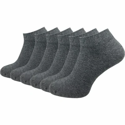 Abbildung von GAWILO Sneakersocken aus 100% Baumwolle für Herren in schwarz &amp; weiß (6 Paar) ohne drückende Naht über den Zehen atmungsaktiv absolut blickdicht
