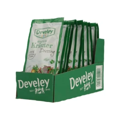 Abbildung von Develey Salatdressing 14x75ml + Gratis Teigkarte von Migase (Gartenkräuter)