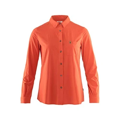 Abbildung von FJALLRAVEN Damen Övik Lite Shirt Ls W Unterhemd, Eberesche, rot, XXS