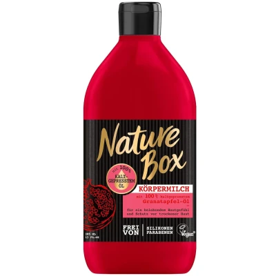 Abbildung von Nature Box Body Lotion Granatapfel Öl, 1er Pack (1 x 385 ml)