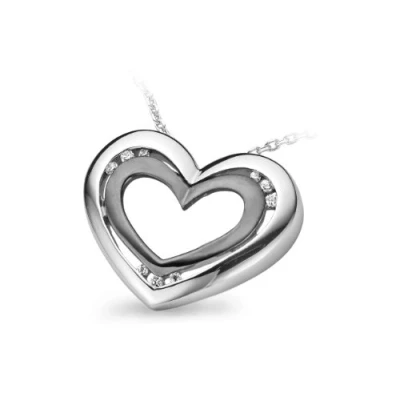 Abbildung von Orphelia Damen Halskette 925 Sterling Silber rhodiniert Zirkonia 45 cm ZH 4659