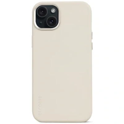 Abbildung von DECODED Schutzhülle für iPhone 15 Plus, Leder, kompatibel mit Le MagSafe