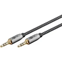 Abbildung von goobay 65276 Audio 3,5 mm Stereo AUX Kabel 5m / Klinkenkabel für Kopfhörer, Autoradio, PC, Tablet, Lautsprecher Boxenkabel/vergoldeter Anschluss…