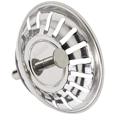 Abbildung von Blanco Abfluss Siebkörbchen 125590 79mmØ Hubstange 8x34mm für Spülbecken