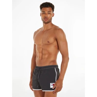 Abbildung von Tommy Jeans Runner Badeshorts, Herren, Größe: Medium, Black