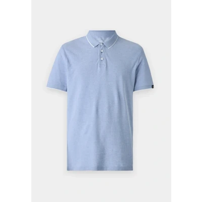 Abbildung von Tom Tailor T Shirt mit V Ausschnitt, Berry red Regular Stripe, L