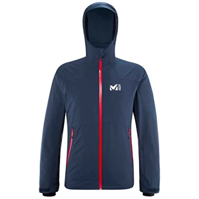 Abbildung von Millet Roldal III JKT M Herren Skihose Wasserdichte und atmungsaktive Dryedge Membran Ski, Langlauf Blau