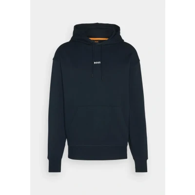 Abbildung von BOSS Wesmallhood Kapuzenpullover, Herren, Größe: Medium, Dark blue