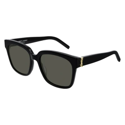 Abbildung von SAINT LAURENT Damen SL M40 003 Gläser SONNENBRILLEN Acetat Schwarz Grau Quadratisch Normal