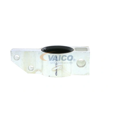Abbildung von VAICO V10 3116 Querlenkerlager mit Schraube Original Qualität Vorderachse, links 65,4 Gummi VOLKSWAGEN: Scirocco III, Touran I, Golf 5 Variant