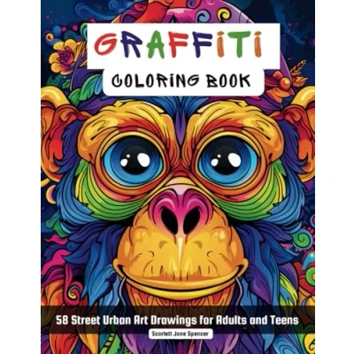 Abbildung von Graffiti Coloring Book: 58 Street Urban Art Drawings for Adults and Teens