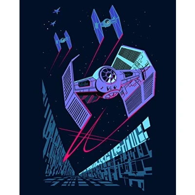 Abbildung von Komar Poster &quot;Star Wars Classic Vector TIE Fighter&quot;, Star Wars, (1 St.), Kinderzimmer, Schlafzimmer, Wohnzimmer