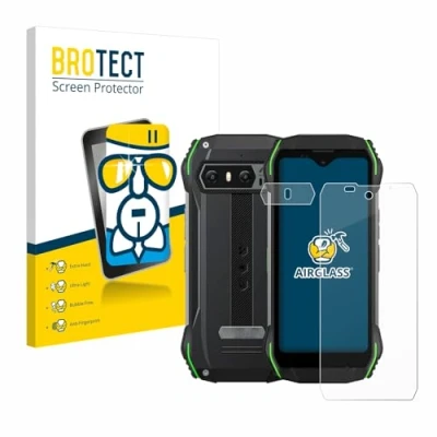 Abbildung von BROTECT Schutzglas für Blackview N6000 (Display+Kamera) Schutzfolie Panzer Folie Glas [Extrem Kratzfest 9H, Anti Fingerprint, Ultra Transparent]