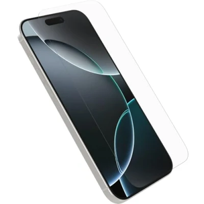 Abbildung von OtterBox Premium Glass Displayschutz für iPhone 16 Pro Max, gehärtetes Glas, hervorragender Kratzschutz, übersteht Stürze bis zu 0,9m, Keine Einzelhandelsverpackung