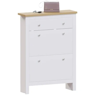 Abbildung von Vida Designs Schubladenboxen, MDF, Spanplatte und Melaminfurnier, Weiß, Standard